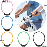 ZELTH Bike Lock Bicycle Steel Cable Chain Cycle Security Padlock