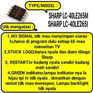 komponen IC eprom memory  sharp LC-40LE265I LC-40LE265M