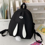 可愛背包中學生高中生書包簡約小兔子小學生雙肩包