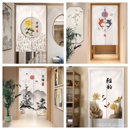 Chinese style door curtain plant  curtain  room partition curtain bedroom  door curtains short toilet door curtain with rod