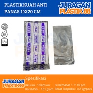 Heat-resistant plastic bag 10x20 / HDPE plastic sauce base / Sheet / base