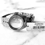Original Seiko 5 SNK375K1 watch case mod modding jubilee steel bracelet 7S26 NH35 NH36 movement automatic