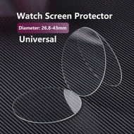 Universal Round Watch Tempered Glass 26.8-43mm Watch Protective Film for Round Smart Watch Diameter 