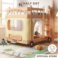 Halfday - Car bed bunk bed full solid wood tree house small tent kids bed boy bunk bed bunk bed | bed frame | foldable