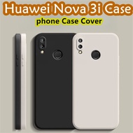【Exclusive】For Huawei Nova 3i Silicone Full Cover Case Stain resistant Classic Simple Solid Color Phone Case Cover