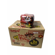 🔴สินค้ามาใหม่🔴 SAMYANG มาม่าเกาหลี สีแดง-ดำเผ็ดคูณX3 140g 1แพค/จำนวน5ซอง !! KM9.3735✨สุดปัง✨