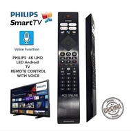 Original PHILIPS  4K UHD LED Android TV REMOTE CONTROL COMPATIBLE FOR Model : 50PUS8507/62 50PUS8807