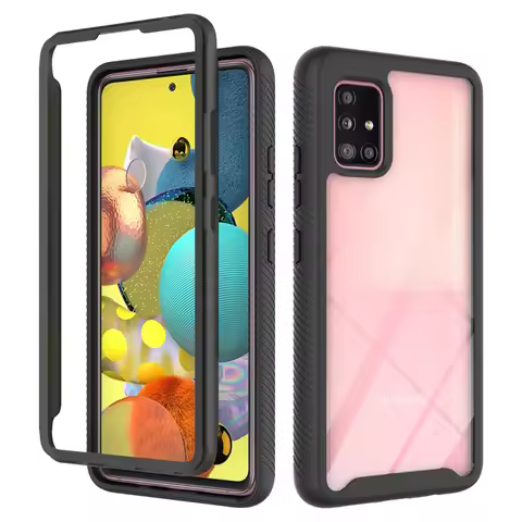 TPU/PC Sky Case for Samsung Galaxy A51 5G / A71 5G Funda Capa Two Layer Structure Hybrid Shockproof 