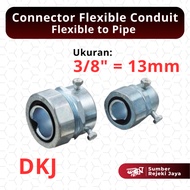 Anaconda Flexible to Pipe Connector DKJ | 3/8" 3/8 inch 3/8 dim 13mm