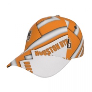 Ready Stock Houston Dynamo Logo Fashion Curved Brim Baseball Cap Simple Casual Street Dance Hat All-