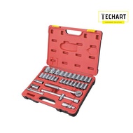 [VALUE SET] BESTIR 32pcs 1/2 inch Drive Socket Wrench Set 12 pt (Cr-V) Combination Repairing Tools S