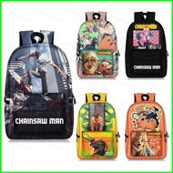 G2P Chainsaw Man Backpack Stationery Student Kids Large Capacity Breathable Waterproof 3D Denji Scho