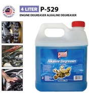 KOYA 4L ENGINE DEGREASER ALKALINE DEGREASER P-529 碱性去油污剂 Chemical Engine Cleaner Car and Motorcycle Chain Cleaner