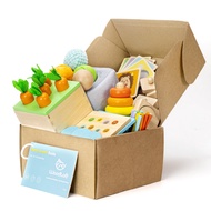 Woodtoe Montessori Toys Set for Babies 13-15 Months, 5 in 1 Wooden Learning Educational Toys with Mo