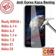 Nokia 6.1+ X6 6.2 7.1+ X7 7.2 C1 Anti-Scratch GlassC3 Tempered Glass Screen Guard Protector