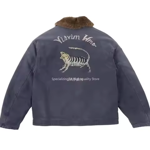 VISVIM 24SS FIL PURSER DECK Nakamura Tiger Print Deck Suit Jacket