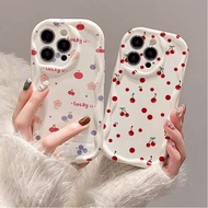 Red Cherry Cover For OPPO Realme 14 Pro 10 7 7i 12 Plus 11 8 7 5 Pro 5i 6i 10 C75 C67 C53 C51 C65 C6