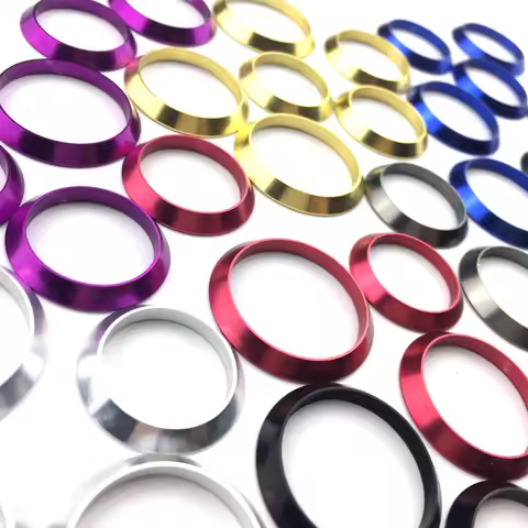 NooNRoo Decorative ring Trim ring for fishing rod winding check DIY Fishing Rod aluminum part Repair