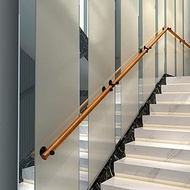 Stair Railing Modern Stair Railing Solid Wood Staircase Handrail Wall Mounted Handrails for Indoor S