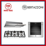 (HOB + HOOD + OVEN) Bertazzoni P905LPROX Stainless Steel Hob + Bertazzoni K90TELXA Telescopic Hood + Bertazzoni F6011MODELX Oven
