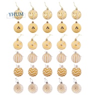 30Pcs Christmas Tree Decor High Qulity White Gold Ball Ornament Bauble Party Hanging Ball for Home C