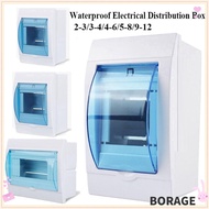 BORAG Electric Transparent Cover Circuit Breaker Plastic Waterproof Plastic Boxes