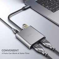 MST Multi-screen Simultaneous Display Port USB C HUB Type-C To Dual HDMI 4K Converter Adapter Type C