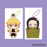 鬼滅之刃 - 竈門禰豆子、我妻善逸和啾太郎 公仔掛飾