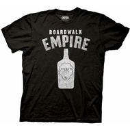 Men's T-Shirts classic and unique Adult Black Drama TV Show Boardwalk Empire Guns and Bottle Tee 677
