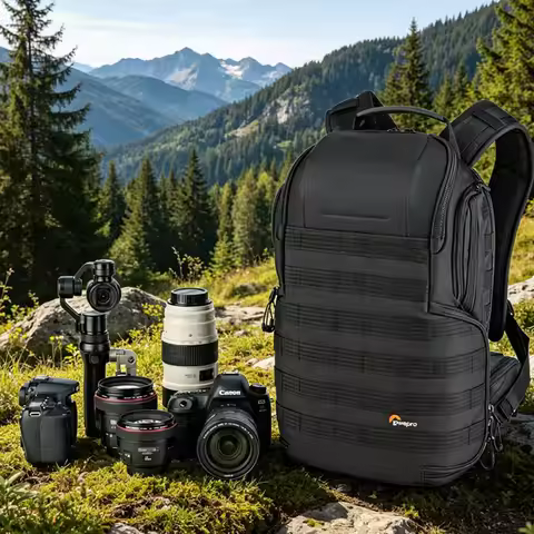 Lowepro Camera Bag ProTactic BP 350 AW II DSLR Camera High-capacity Photography Backpack Laptop Dron
