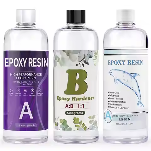 1:1 AB Resin Epoxy Glue High Adhesive Hardener Crystal Gel For DIY Resin Jewelry Making Accessory Gu