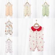 52-90cm【Ready Stock】Bodysuit / Baju Terusan Bayi Perempuan Musim Panas | Lengan Pendek, Bahan Tipis 