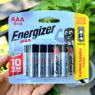 Vỉ 12 Pin AA AAA Energizer Max Alkaline