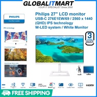 Philips 276E1EW 27" IPS 2K QHD USB-C Monitor (Brought to you by GLOBAL IT MART PTE LTD)