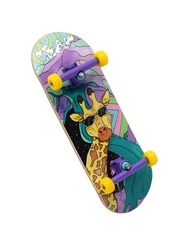Complete Fingerboard Graffiti Giraffe Edition - Premium, Heat Transfer Graphic - Pro Shape & Size - 