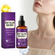 Beef Tallow Sun Spray, Grass-Fed Beef Tallow, Non-Nano Zinc Oxide, Beef Tallow Sunscreen Spray SPF30