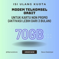 Voucher Paket Data Telkomsel Orbit 70GB / Kuota Internet Telkomsel