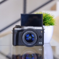 CANON M6 Kit Second Bekas Kamera Mirrorless Normal Siap Pakai Original