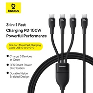 Baseus Flash Series 3 in 1 Fast Charging Cable Type-C to C+C+C 100W 1.5m