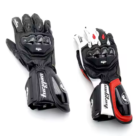 AFS18 Motorcycle gloves hard shell high-quality leather gloves Furygan Loire motorcycle riding prote