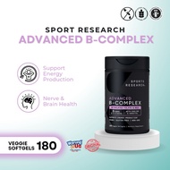 Vitamin Sport Research B-Complex 180vegie softgels (Original USA)