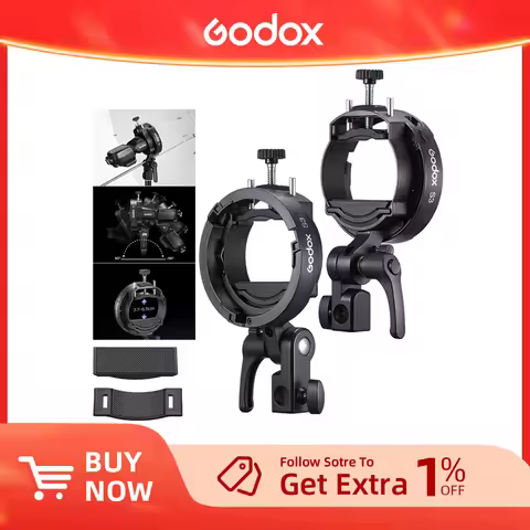 NEW Godox S3 Bowens Mount Flash S-type Holder Bracket for Godox V1 V860 AD200 AD100PRO AD300PRO Spee