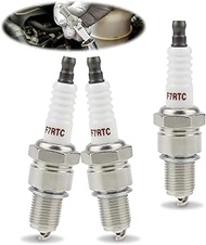 Pack of 3 F7RTC Spark Plug Replacement Compatible with 5534 / BPR7ES V-line-19 7992/WR5DC 4038/WR5DP