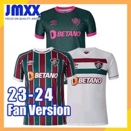 JMXX Top Quality 23-24 Fluminense Jersey Home Away Third Pre Match Soccer Football Men shirt Jersi T-shirt Sports Loose 2023 2024 Fans Version 4Q8V