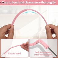 OOO 9mm Silicone Tube Brush Length 25 Cm. Extra Long Cleaning Reusable Bendable For Spinning Straws