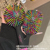 EYECANDY Rainbow Massage Comb Air Cushion Comb Airbag Fluffy Skull Top Household Comb 彩虹按摩梳气垫梳子气囊蓬松颅