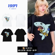 DREW men's shirt, comfortable and cool, strong and stylish DREW shark summer t-shirt, Drew bigsize s