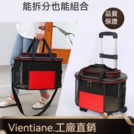 Pet Stroller Trolley Bag Cage Backpack Cat Outing Dog
