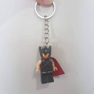 GANTUNGAN Toys bricks block Keychain thor marvel Keychain minifigure character
