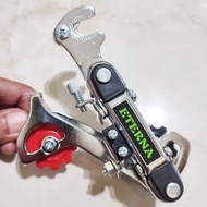 Rd ETERNA EN-RD4 Silver Chrome Model Jepit As Jadul Untuk 5 6 7 Speed